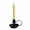 Black, variant on Vintage Handheld LED Taper Candle Holders Dripping Wax Electronic Flameless Candle Light Black Hammered Metal Candlestick Tabletop Halloween Ornament by XSAOP