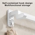 thumbnail image 4 of WRKEKC Clearance Adjustable Wall-Mounted Shoe Rack - Non-Slip Bathroom Organizer for Slippers, Towels (50x12x9cm), 4 of 6
