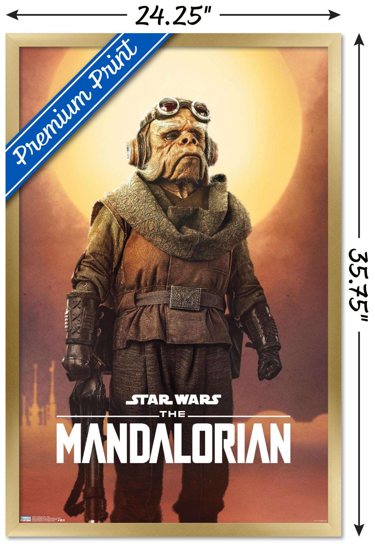 Star Wars: The Mandalorian - KuIIl Wall Poster, 22.375" x 34", Framed