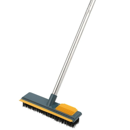 

Floor Brush Scrubber with Long Handle Strong Extendable Stiff Floor Brush Deck Brush for Heavy Duty Cleaning