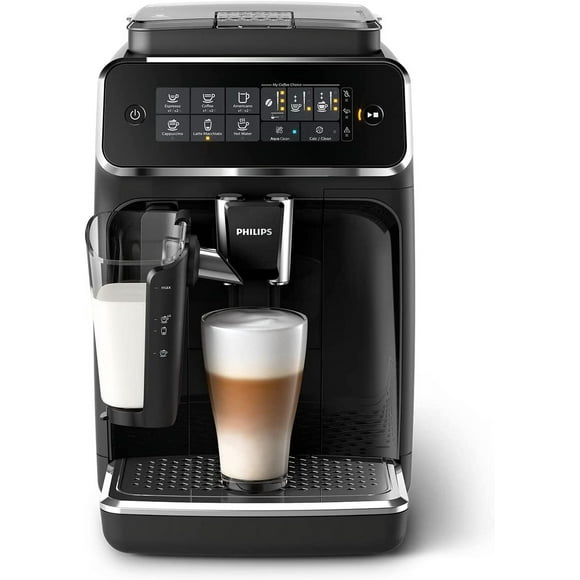 3200 Series Fully Automatic Espresso Machine w/Milk Frother Black EP3221/44