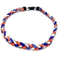 thumbnail image 1 of OOIN Package of 12 Baseball Titanium Necklaces for Boys Tornado Braided Rope Necklace, 1 of 1