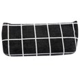 thumbnail image 1 of Seitruly Estuche de lápices de lona Simple a rayas frescas, bolsa de almacenamiento escolar, bolsa de cosméticos, regalo de papelería para niñas, Carpetas de archivos negro, 1 of 6
