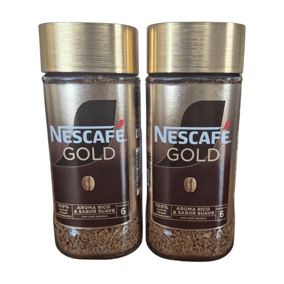 Nescafe Gold Instant Coffee (Gold, 100 Gram - 2 pack)