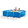 thumbnail image 2 of Intex 86" x 23" Rectangular Frame Above Ground Outdoor Splash Swimming Pool, 2 of 11