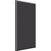 Auralex Acoustics AUR-B224ONY Beveled Wall Pro Panel, Impaling Clips Included, Onyx - 2 in. x 2 ft. x 4 ft.