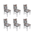 thumbnail image 4 of Funda de asiento extraíble, 6 uds. Fundas de asiento lavables para silla de alta elasticidad Fundas de silla elásticas de alta capacidad Jadeshay A, 4 of 8