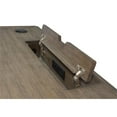 thumbnail image 5 of UrbanPro Farmhouse Traditional Wood Writing Desk in Weathered Dove, 5 of 15