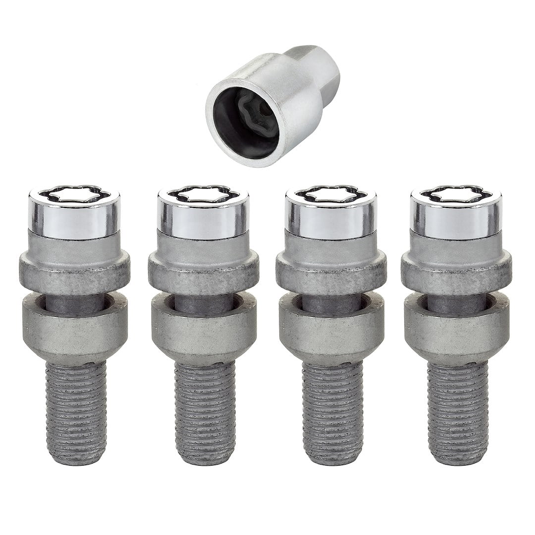 Mcgard 28018 Chrome Radius Seat Bolt Locks (M14 X 1.5 Thread Size