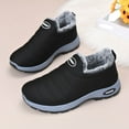 thumbnail image 5 of ToyKingdee Winter Boots,Waterproof Non Slip Fur Lined Mid Calf Sneakers Fleece Lining Lightweight Ankle Booties Soft Warm Short Boot Outdoor Comfortable Walking Fashion Shoes, 5 of 9