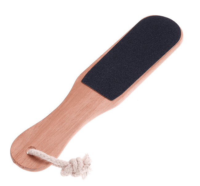 1 Pack Professional Foot File Callus Remover - Wooden Pedi Foot Scrubber Filer for Dead Skin
