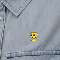 LULULION 6Pcs Soccer Ball Lapel Pins For Suit Pins For Men Zinc Alloy Trophy Shape Accessory For Casual Wear