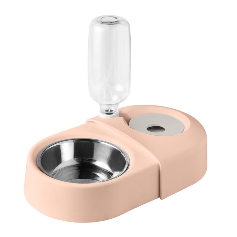 Portable Pet Bowl Automatic Water Dispenser Antiskid Double Drinking