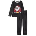 thumbnail image 4 of SCRAWLGOD Santa Claus Women's Pjs Sets for Women Long Sleeve and Pants Pajama Set Crewneck Ladies Two Piece Pajamas Size 4XL Loungewear Sets Women Christmas, 4 of 6