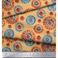 thumbnail image 3 of Soimoi Poly Georgette Fabric Brush Stroke Abstract Decor Fabric Printed Yard 52 Inch Wide, 3 of 3