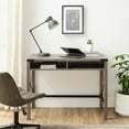thumbnail image 3 of Urbanpro 42"Farmhouse Metal and Wood Desk in Gray Wash, 3 of 7