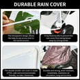 thumbnail image 5 of Stroller Rain Cover, Stroller Rain Cover Universal, for Clear Shield Accessories Side by Side Pushchair Waterproof Dust Proof Cover Pram Accessories for Outdoor Travel(82*94*89cm）, 5 of 8