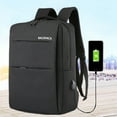 thumbnail image 5 of WIZUTIZ Laptop Backpack 15 Inch Large Travel Backpack For Men Women Computer Work Business College Backpack Bookbag Carry Backpack With USB Port Womens Large Solid Bags Waterproof Durable Bag Black, 5 of 5