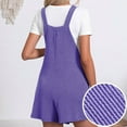 thumbnail image 4 of Women's Summer Ribbed Jumpsuit Casual One-piece with Pockets, 4 of 4