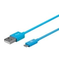 thumbnail image 2 of Monoprice USB Type-A to Micro Type-B Cable - 10 Feet - Blue | 2.4A, 22/30AWG - Select Series, 2 of 6