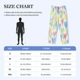 thumbnail image 4 of Sikiie Hand Drawn Colored Hearts Mens Pajama Pants Sleep & Lounge Pants, PJ Bottoms With elastic waistb and Pockets XX-Large, 4 of 6