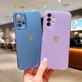 thumbnail image 4 of Compatible with Samsung Galaxy A13 4G Case,Love Heart Pattern Design Soft TPU Shockproof Protective Case Bling Sparkly Glitter Cover for Samsung Galaxy A13 4G-Purple, 4 of 7