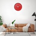 thumbnail image 2 of 12 Inch Wall Clock Non-Ticking Silent Battery Operated Round Wall Clock Modern Elegant Simple Style Clock for Home Bedroom Living Room Kitchen Office, 2 of 15