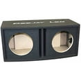 thumbnail image 2 of Deejay LED 10" Double Center Port Vented Round Empty Car Bass Speaker Box, 2 of 5