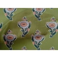 thumbnail image 4 of oneOone Cotton Poplin Fabric Leaves & Floral Block Print Sewing Fabric BTY 56 Inch Wide, 4 of 4