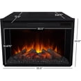 thumbnail image 7 of Real Flame Eliot 81" Grand Electric Fireplace TV Stand in Black, 7 of 7