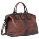 thumbnail image 1 of Bolso de hombro Iswee Satchel de piel vintage para mujer, color café, 1 of 9