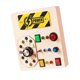 thumbnail image 2 of Tablero de actividades con interruptor LED Montessori electrónico para regalo interruptor de banda, 2 of 7