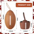 thumbnail image 2 of 2 Pcs American Football Water Bottle Collapsible Sports Water Bottle Shockproof Leakproof, 2 of 5