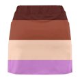 thumbnail image 4 of LEBONYARD 2025 Clearance Clothes,Women's High-Slit Yoga Skirt Shorts,Women's New Patchwork Mid-waist Skirt Pants Sports Casual Shorts Bottoming Skirt Pants Brown XXXXL, 4 of 5