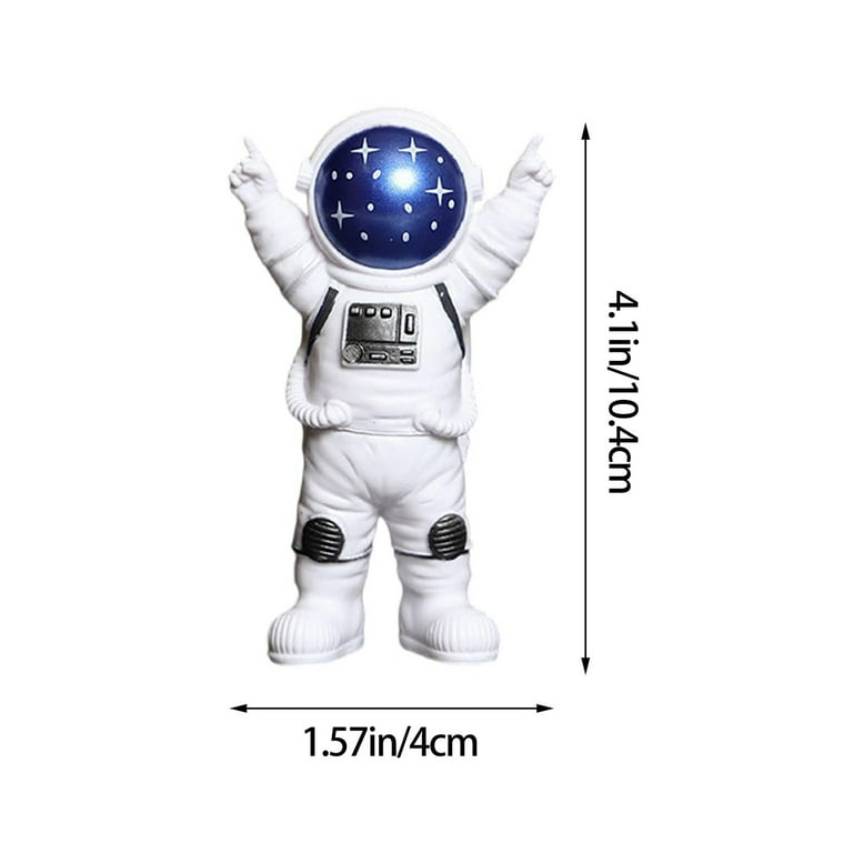 XIANXIAN Astronaut Figurines Cake Topper Outer Space Cake Decoration Spaceman Model Display Miniature Astronaut Action Figure Statue for Kids Party Gift Decor