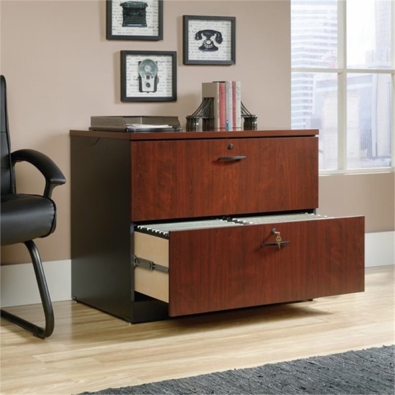 Bowery Hill 2 Drawer File Cabinet in Classic Cherry - image 3 of 5