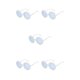 thumbnail image 2 of Gafas de sol Sonducket para niños marco adecuado Blanco Azul, 2 of 5