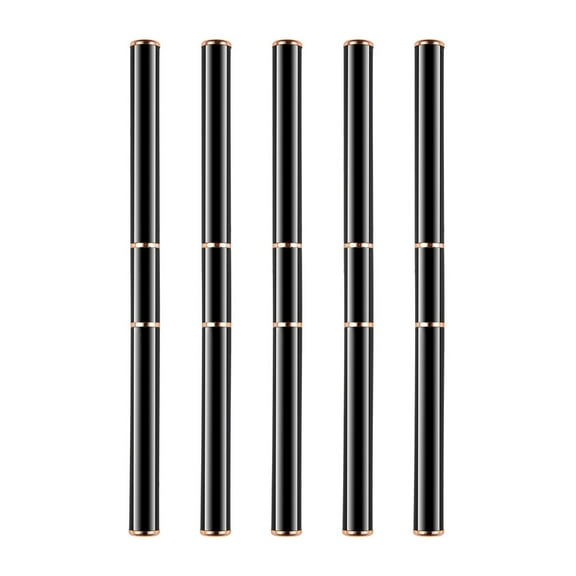 Aellinatey 5pcs Double Ended Nail Art Brushes Set for Manicure Detailing and Painting