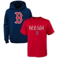 thumbnail image 1 of MLB Jeunesse 8-20 Polyester Performance Logo Primaire Chandail Molletonné à Capuchon et T-Shirt Ensemble de 2 (18-20, Boston Red Sox), 1 of 4