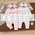 thumbnail image 4 of Akiihool Baby and Toddler Matching Outfits Baby Girls Custom Newborn Infant Bodysuit with Name Customized Coming Home Outfit Shower Gift (Red,Newborn), 4 of 9