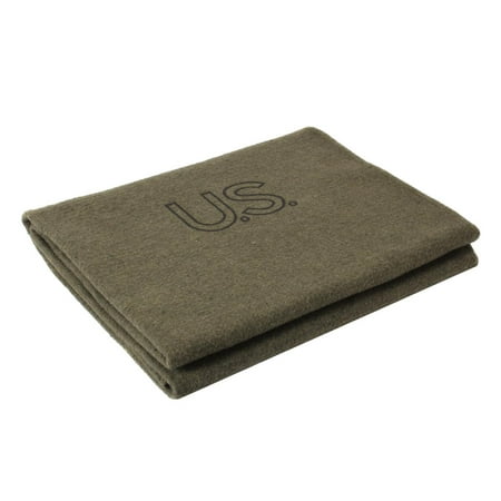 US Army Blanket, Olive Drab, 70% Wool