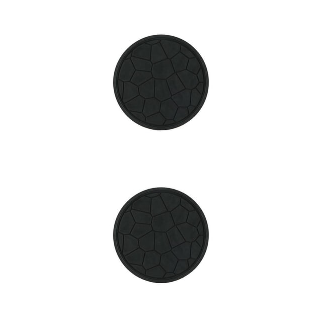 Advancent Tapete de resistente al calor Anti-escaldado a prueba de aceite manteles individuales lavables taza de bebida vajilla almohadilla de Negro 2Conjunto