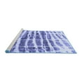 thumbnail image 2 of Ahgly Company Machine Washable Indoor Rectangle Abstract Blue Modern Area Rugs, 7' x 9', 2 of 4