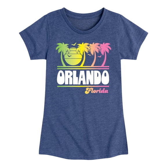 Instant Message - Orlando Florida - Youth Girls Fitted Short Sleeve T-Shirt