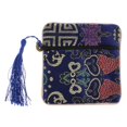 thumbnail image 2 of Guzheng Nail Tape Storage Bag Silk Brocade Jewelry Pouch Bag Blue Sunnimix Guzheng Bolsas de almacenamiento de uñas, 2 of 8