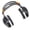 Black White, variant on YAHHU X7 Hearing Protection Earmuffs Sleek All Black Foldable Noise Canceling Ear Muff for Work Study Shooting Garden 1 Pack
