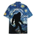 thumbnail image 3 of Retro Bigfoot Hawaiian Shirts for Men Casual Vintage Sasquatch Mens Hawaiian Shirts Short Sleeve Button Down Shirt, 3 of 7