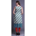 thumbnail image 4 of Bimba Printed Women Straight Kurti Sleeveless Summer Wear Kurta Tunic Large, 4 of 5