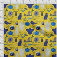 thumbnail image 4 of oneOone Cotton Cambric Yellow Fabric Halloween Sewing Fabric By The Yard Printed Diy Clothing Sewing Supplies 42 Inch Wide, 4 of 4