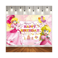 thumbnail image 5 of Telón de fondo decorativo para fiestas alusivo a Princesa Peach, 5 of 5